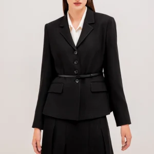 Black Belted Blazer
