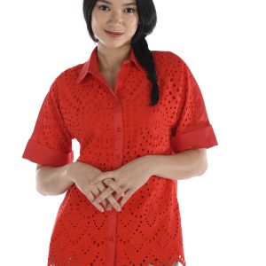 Eyelet Embroidered Shirt