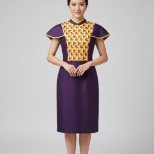 Modern Cap-Sleeve Cheongsam